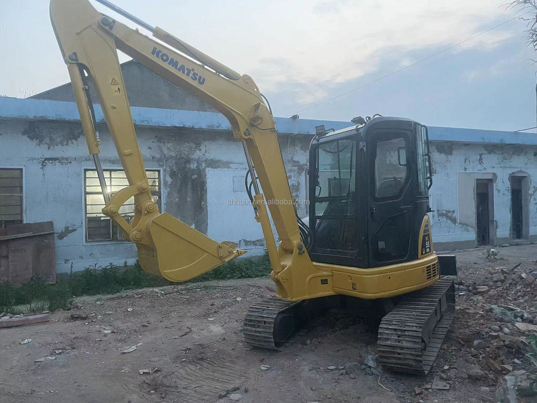 Oorspronkelijke motor gebruikt komatsu oc55/goos staat tweedehands mini komatsu pc55 te koop