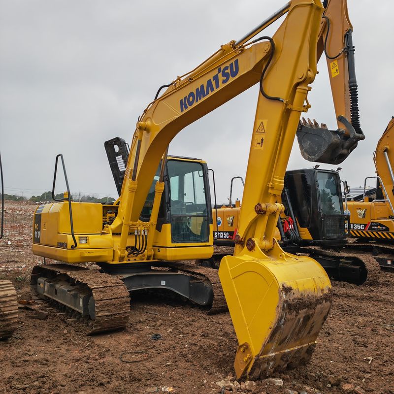 originele kleur gebruikt komatsu pc110/Hydraulische Crawler graafmachine gebruikt komatsu pc110 te koop