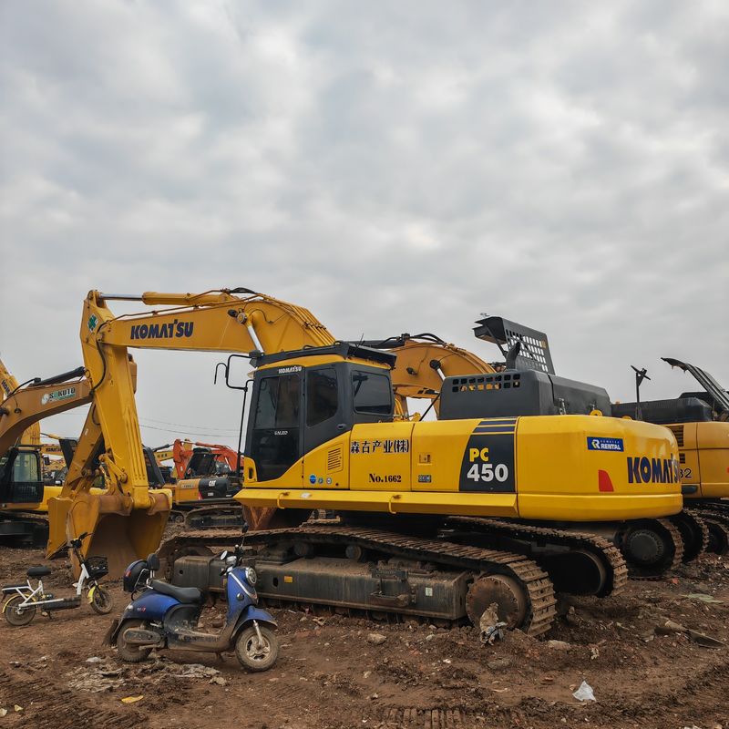Gebruikte grote graafmachine komatsu pc450/second hand komatsu pc450 te koop