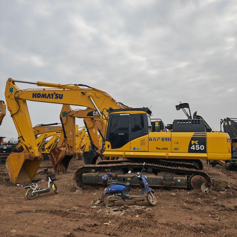 Gebruikte grote graafmachine komatsu pc450/second hand komatsu pc450 te koop