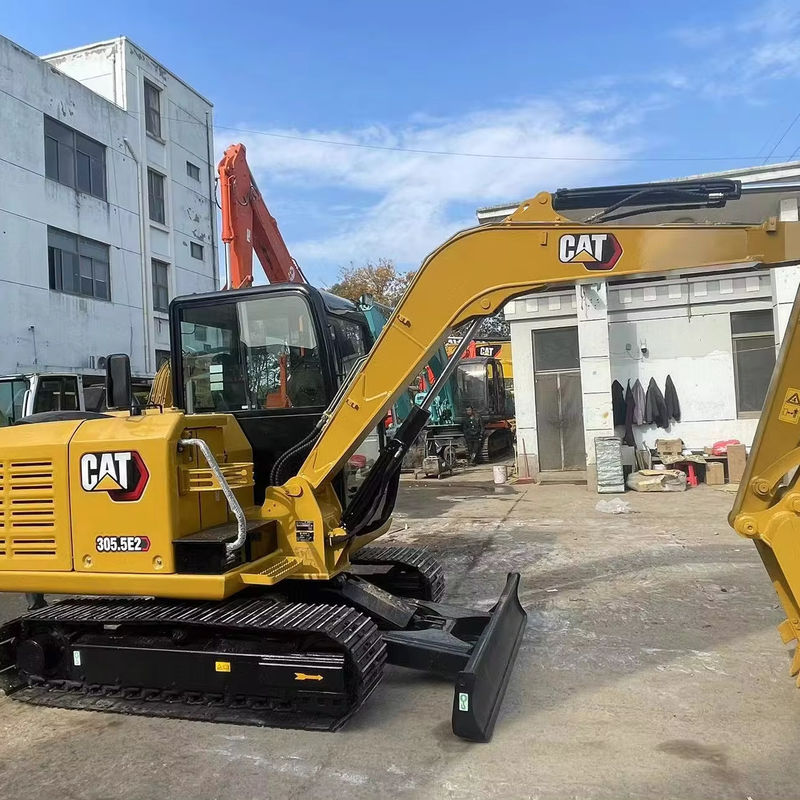 Tweedehands Caterpillar Cat 305.5E Gebruikte 303 8tons/ Cat 306E 308E 307.5 Mini Gebruikte graafmachine