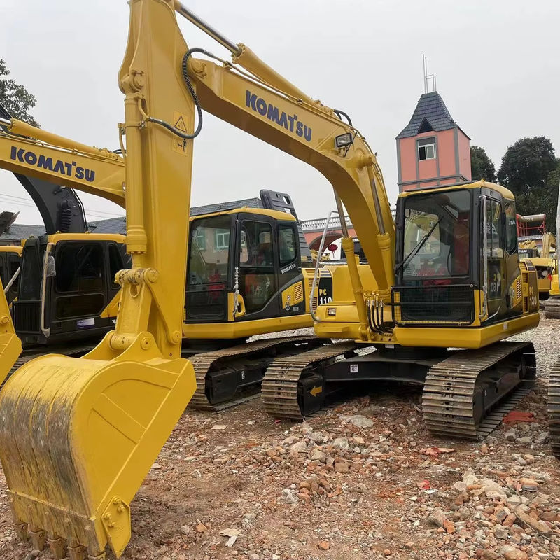 Nieuwe aankomst Gebruikte graafmachine KOMATSU PC130/LAG WERKTUUR TWEEDE HAND KOMATSU EXCAVAYOT GOED MOBILE CONDITION