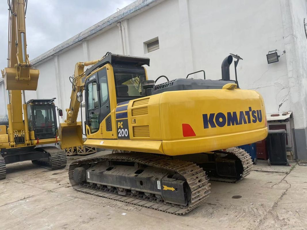Gebruikte graafmachine gebruikte komatsu pc200/goede staat met hoge kracht tweedehands graafmachine komatsu pc200 te koop