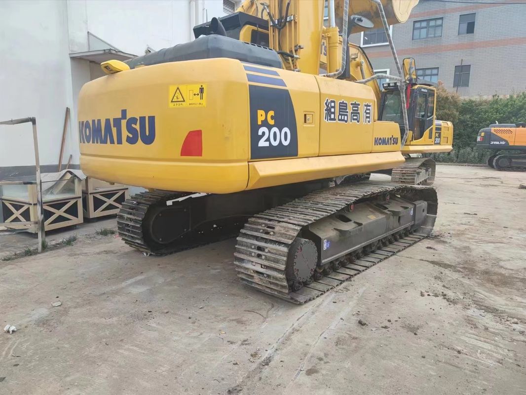 Gebruikte graafmachine gebruikte komatsu pc200/goede staat met hoge kracht tweedehands graafmachine komatsu pc200 te koop