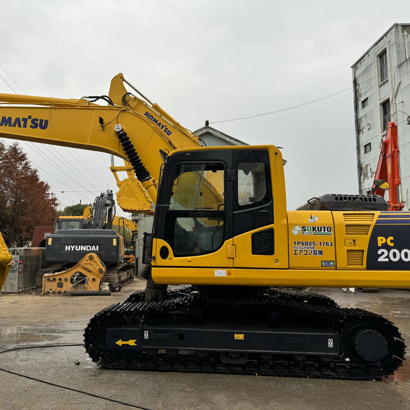 20 ton originele kleur Gebruikte Komatsu graafmachine Pc200 Constructiegraafmachine