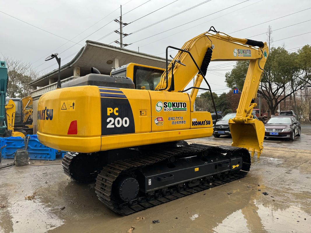 20 ton originele kleur Gebruikte Komatsu graafmachine Pc200 Constructiegraafmachine