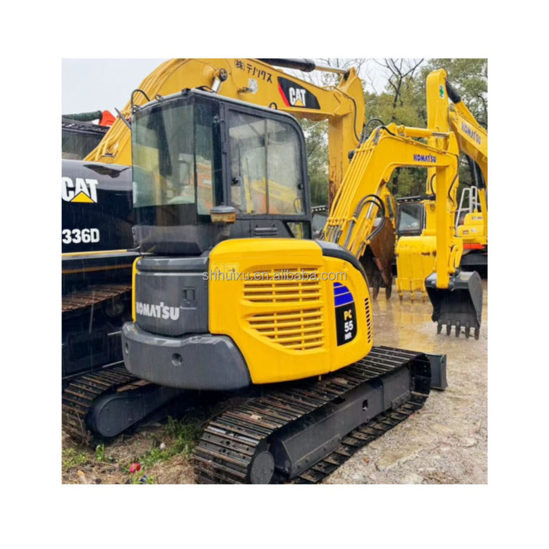 5.5ton mini gebruikte graafmachine gebruikte komatsu pc55/goedkope prijs hoge kwaliteit tweedehands komatsu pc55 te koop