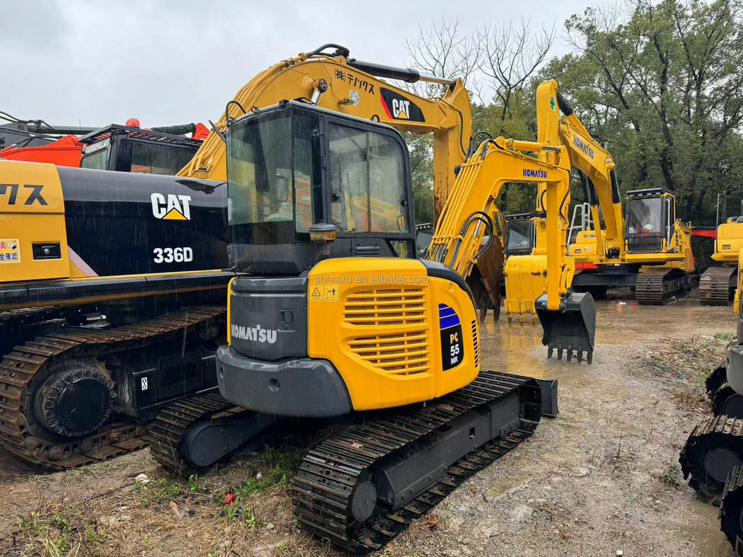 5.5ton mini gebruikte graafmachine gebruikte komatsu pc55/goedkope prijs hoge kwaliteit tweedehands komatsu pc55 te koop