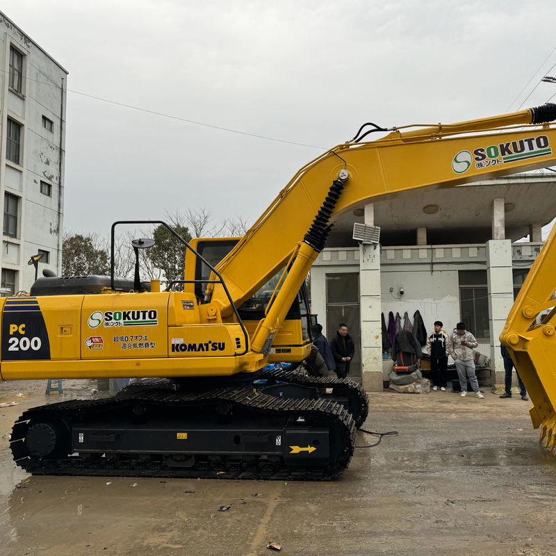 20 ton originele kleur Gebruikte graafmachine Gebruikte Komatsu PC200 bouwgraafmachine