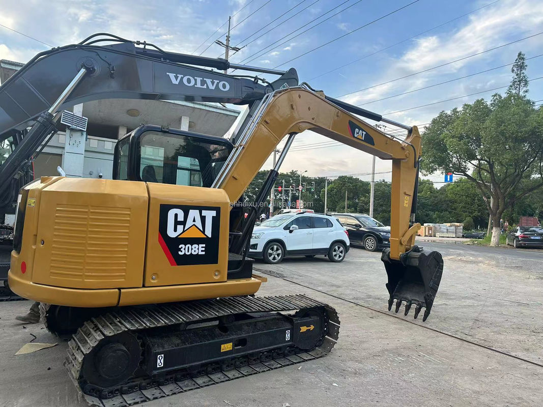zware machine gebruikte graafmachine CAT 308E tweedehands graafmachine kat 308e lage werktijden