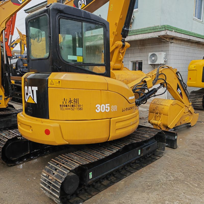 Gebruikte graafmachines CAT 305.5SR krabbelgraafmachine/gebruikte bouwmachines CAT 305SR 5T graafmachine