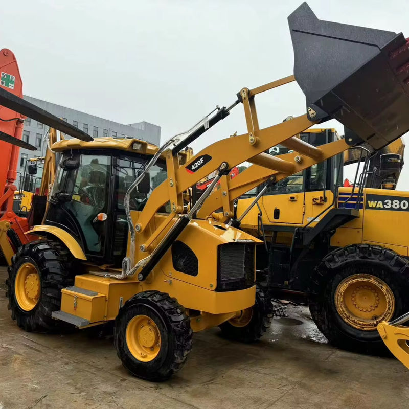 Gebruikte graafmachine Caterpillar CAT420F graafmachine cat 420f/ tweedehands Japan graafmachine in goede staat