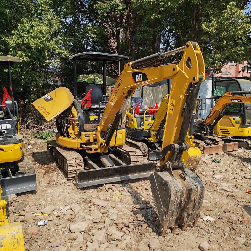 Gebruikte graafmachine mini cat 303/tweedehands originele motor cat 303 met goedkope prijs te koop