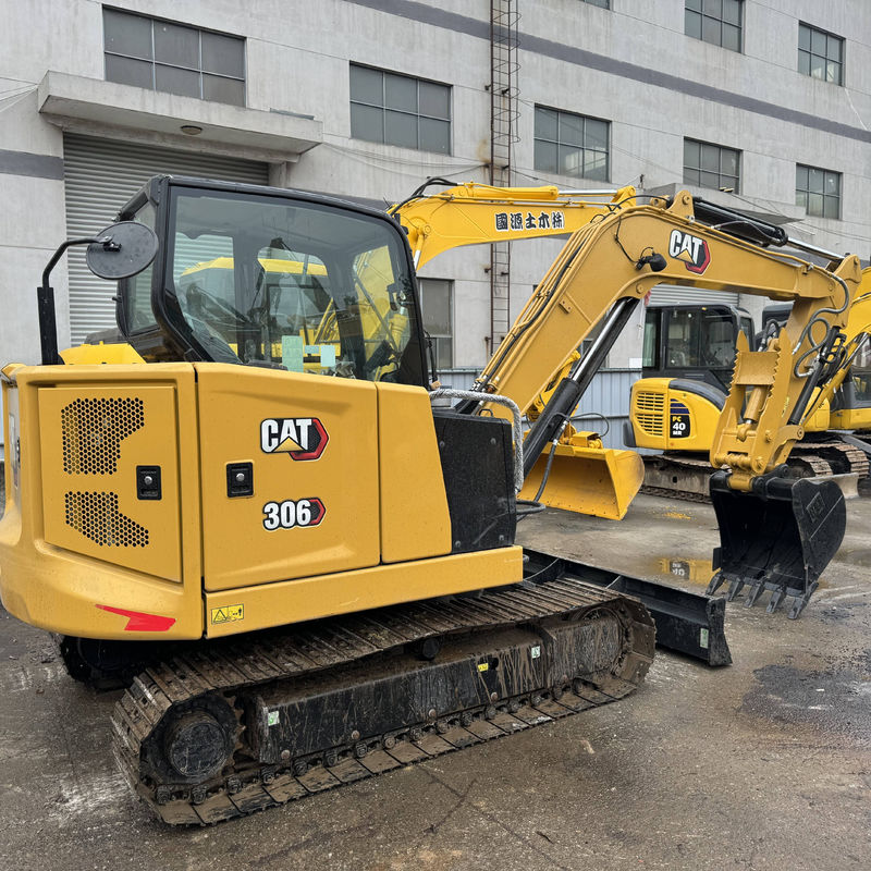 Gebruikte graafmachines CAT 306 bouwmachines tweedehands graafmachines graafmachine rups CAT 306 kwaliteitsborging voor verkoop