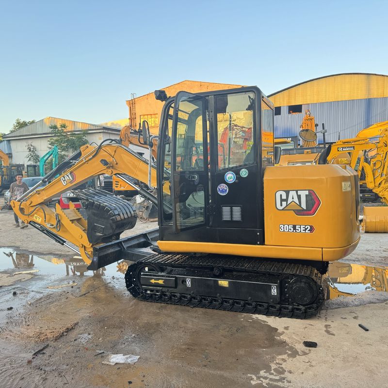 Voldoen aan de EU-emissie normen gebruikt graafmachines graver CAT 305.5E2 hebben EPA en CE certificaten beste kwaliteit beste prijs