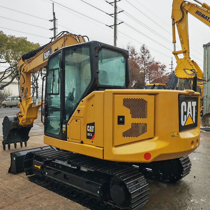 crawler excavator CE/EPA 7 ton kleine machine gebruikte mini-excavator CAT 307.5 te koop 306 307.5 308 in goede staat