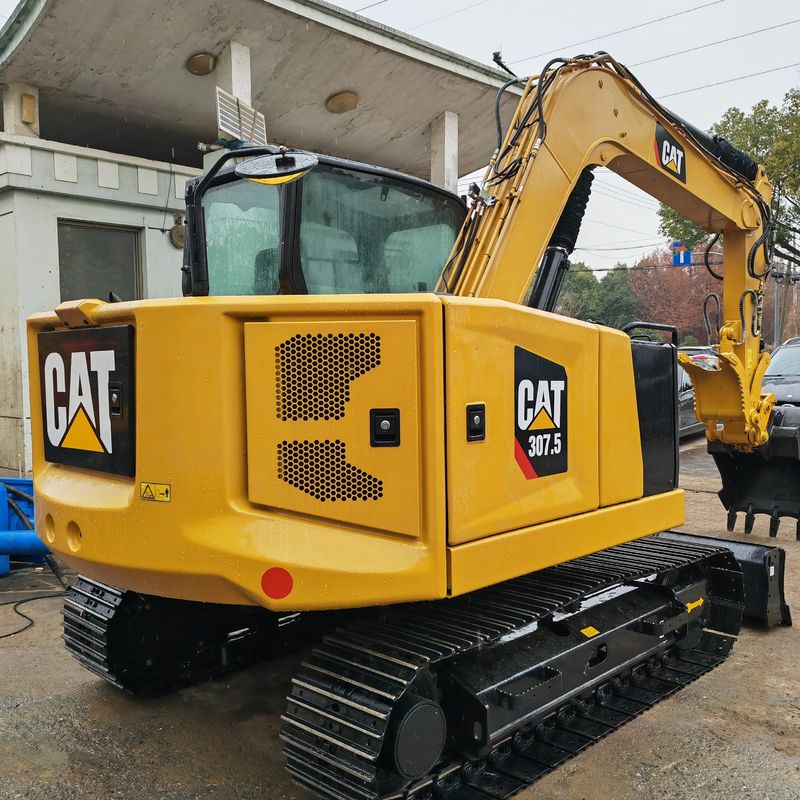 crawler excavator CE/EPA 7 ton kleine machine gebruikte mini-excavator CAT 307.5 te koop 306 307.5 308 in goede staat