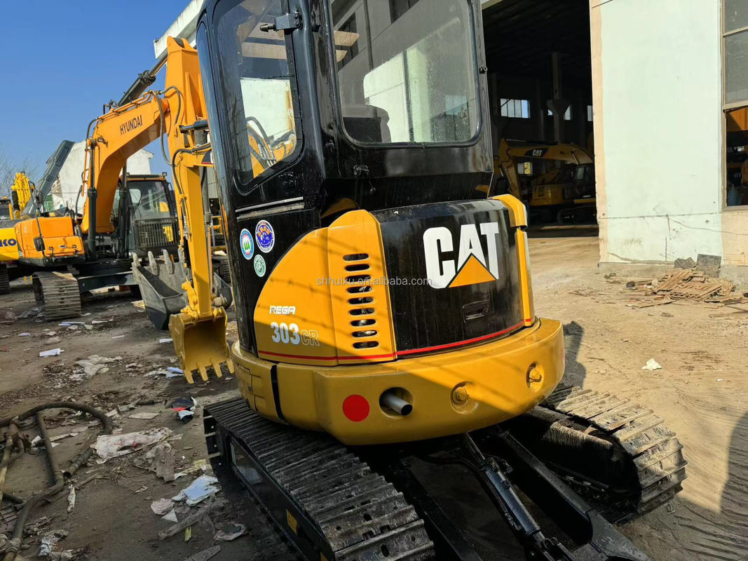 Bijna nieuw Japan gebruikte 3 ton mini graafmachine CAT303CR gebruikte kruiper Japanse gebruikte graafmachine prijs te koop