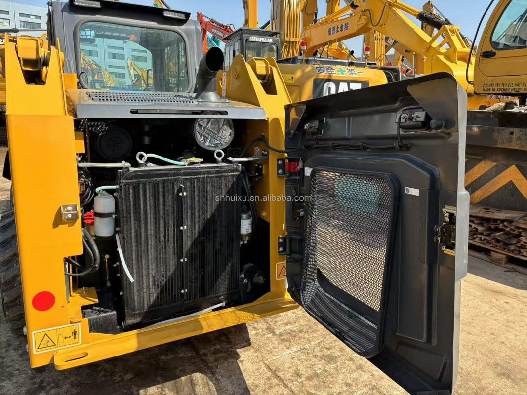 gebruikte glijmachine CAT 246D3 Caterpillar wielgraafmachine Japan originele wielgraafmachines