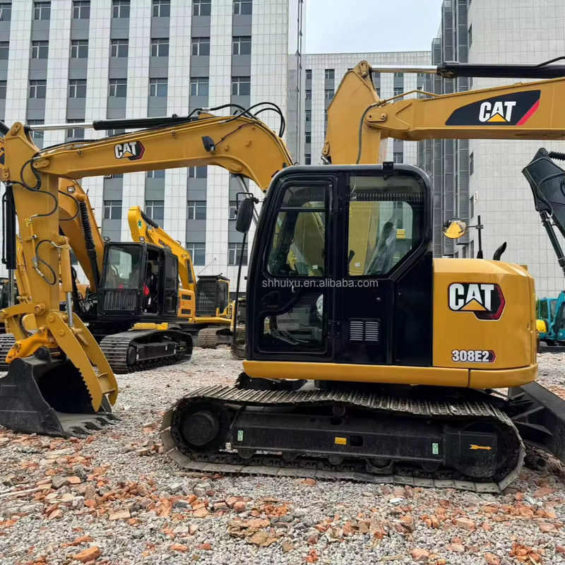 geel kleur hoog vermogen gebruikt kat308e graafmachine gebruikt kat tweedehands cat308e