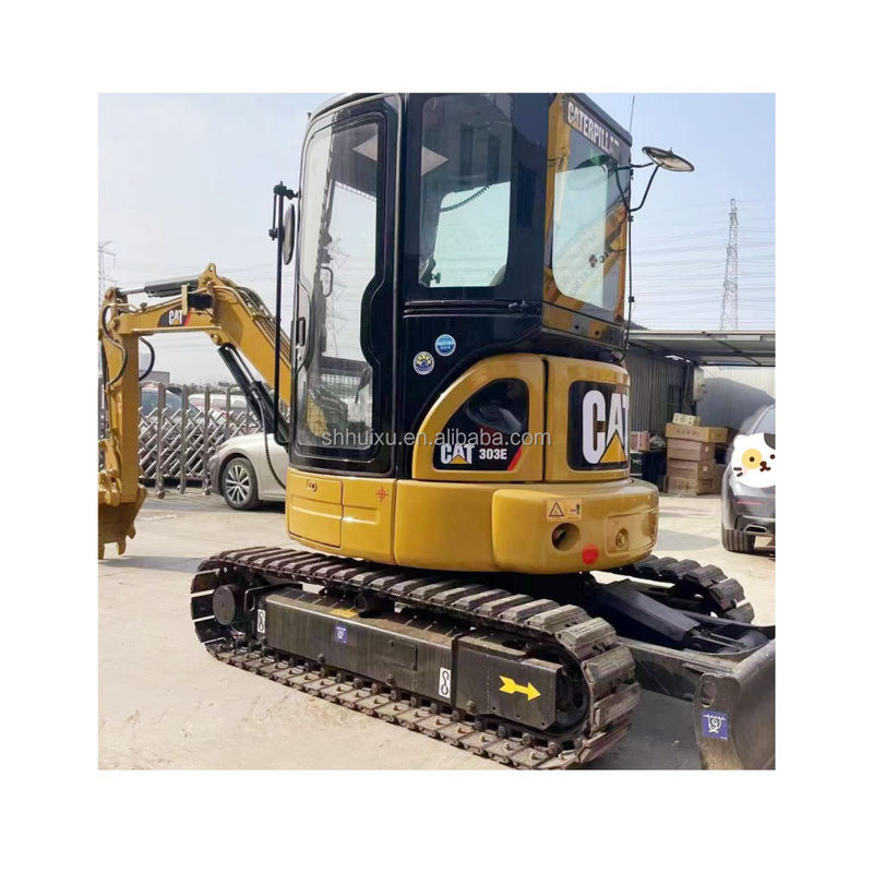 Perfect uiterlijk Gebruikte graafmachine mini CAT 303E Graafmachine Gebruikte CAT 303 mini Graafmachine kleine goedkope prijs Heb grote capaciteit