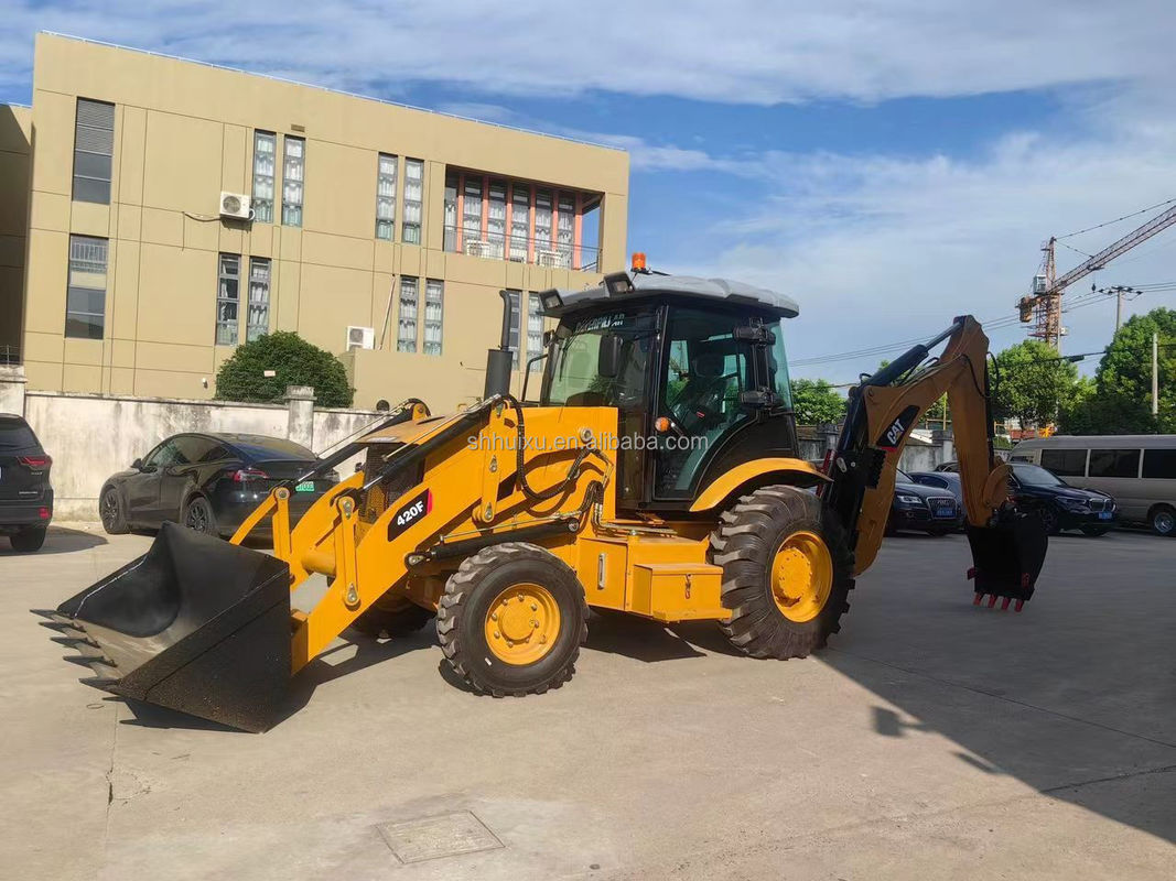 Gebruikte bouwmachines cat 420f/ originele verf goedkope prijs cat 420f te koop