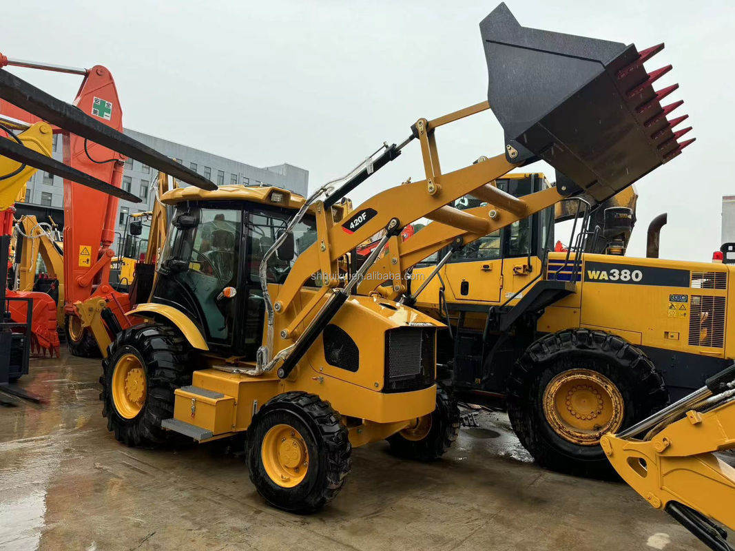 Gebruikte bouwmachines cat 420f/ originele verf goedkope prijs cat 420f te koop
