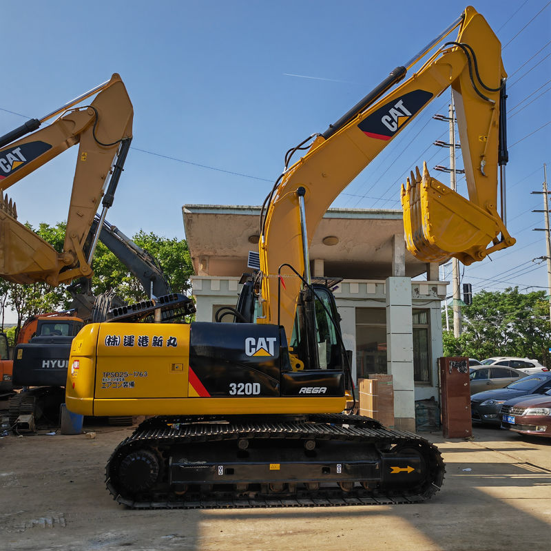 20 ton gebruikte graafmachine cat320d/tweedehands hoogwaardige kruipende graafmachine cat320d met korte werktijden te koop