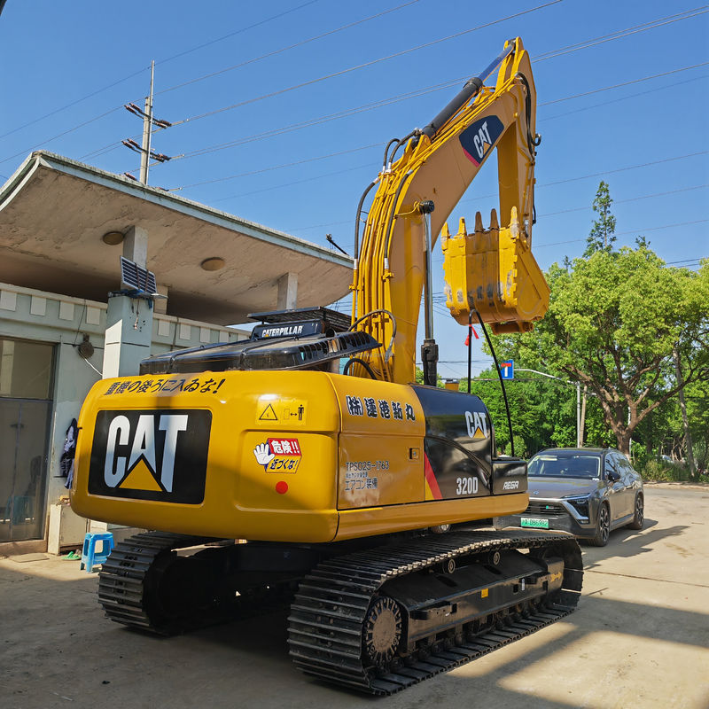 20 ton gebruikte graafmachine cat320d/tweedehands hoogwaardige kruipende graafmachine cat320d met korte werktijden te koop