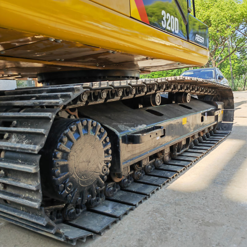 20 ton gebruikte graafmachine cat320d/tweedehands hoogwaardige kruipende graafmachine cat320d met korte werktijden te koop