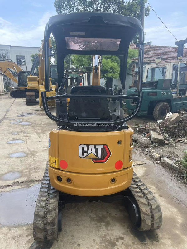 Gebruikte mini graafmachine cat301.7 met rubberen spoor/tweedehands mini graafmachine cat301.7 met goedkope prijs te koop