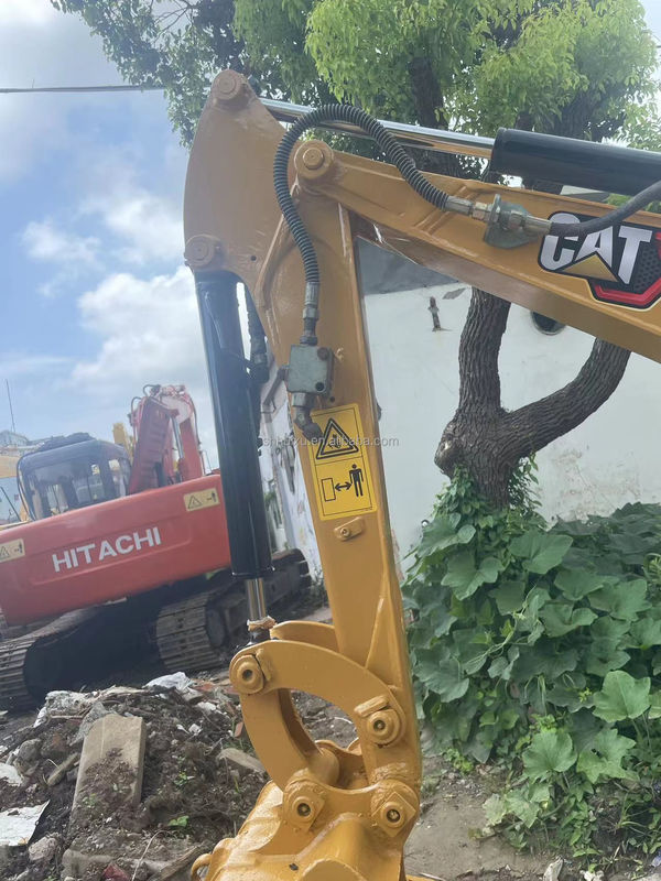Gebruikte mini graafmachine cat301.7 met rubberen spoor/tweedehands mini graafmachine cat301.7 met goedkope prijs te koop