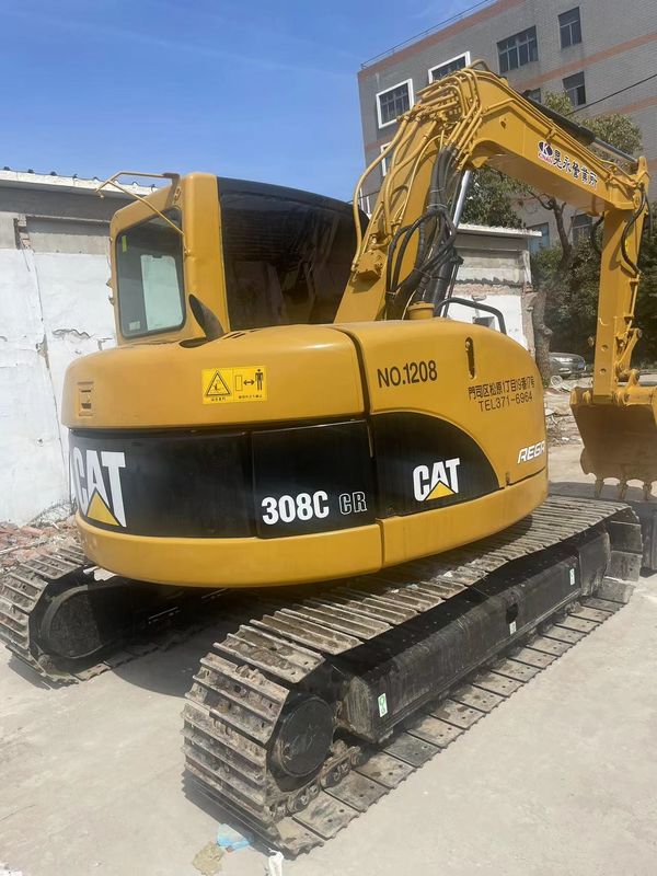 8 TONNEN GEBRUIKTE GRAFENDE GRAFENDE GRAF CAT 308C tweedehands CAT 308C met originele kleur