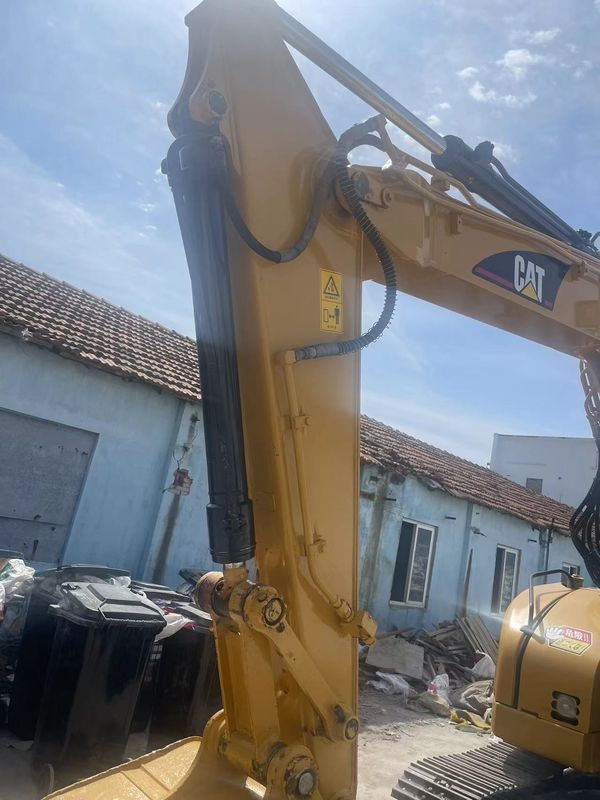 8 TONNEN GEBRUIKTE GRAFENDE GRAFENDE GRAF CAT 308C tweedehands CAT 308C met originele kleur