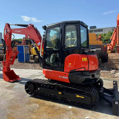 6500kg Gebruikte mini bouwmachines Kubota Kx165 Kledingwinkels